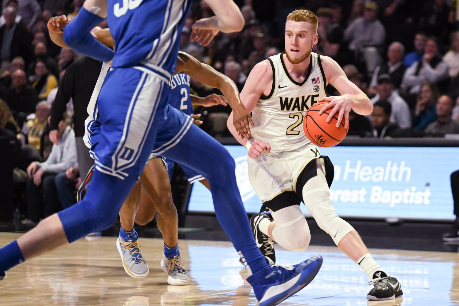 Wake Forest downs No. 14 Duke behind balanced team effort
